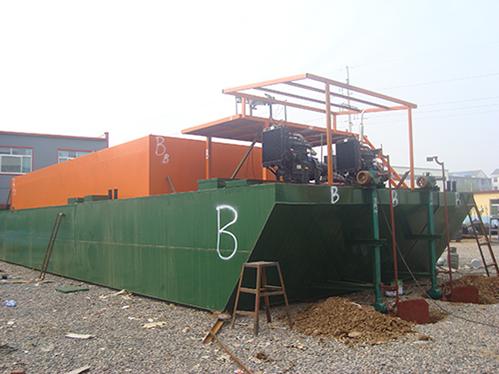 驳船分类生产基地 三江机械销售